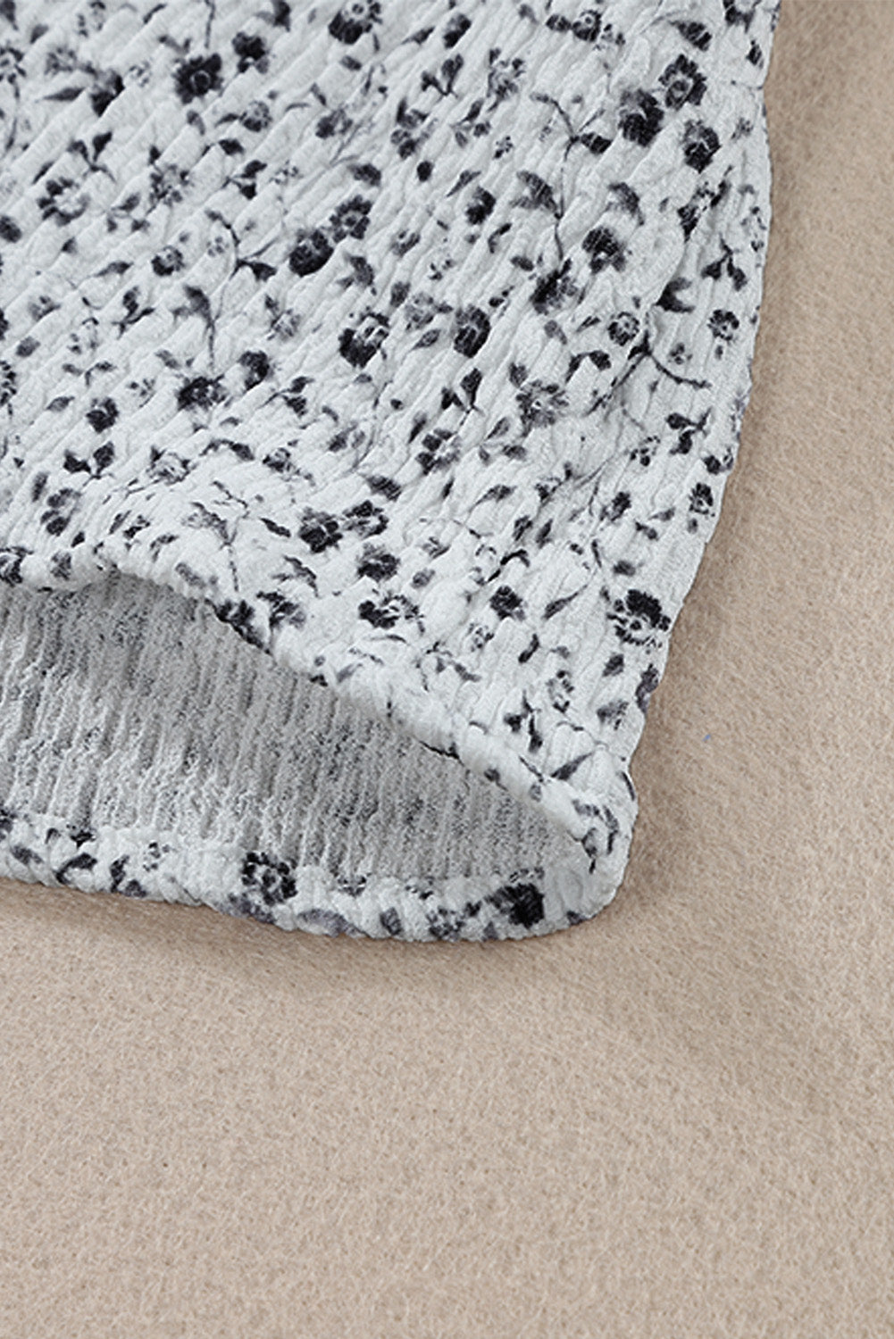 Light Boho Floral  Blouse