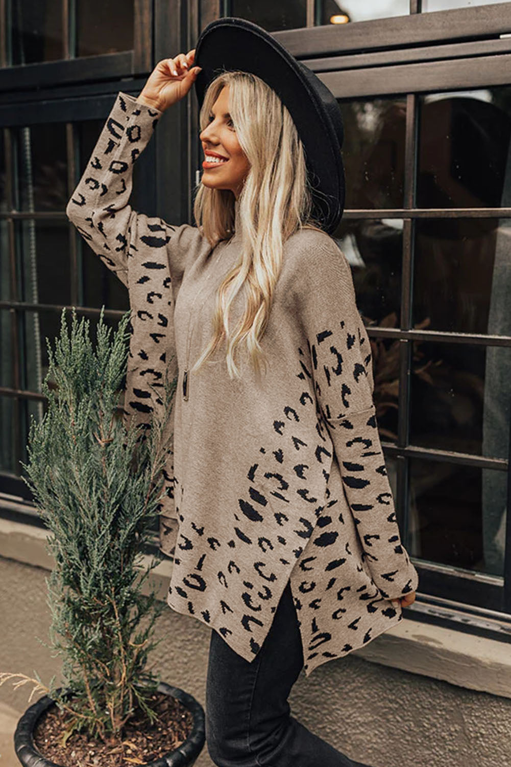 Leopard Oversized Sweater