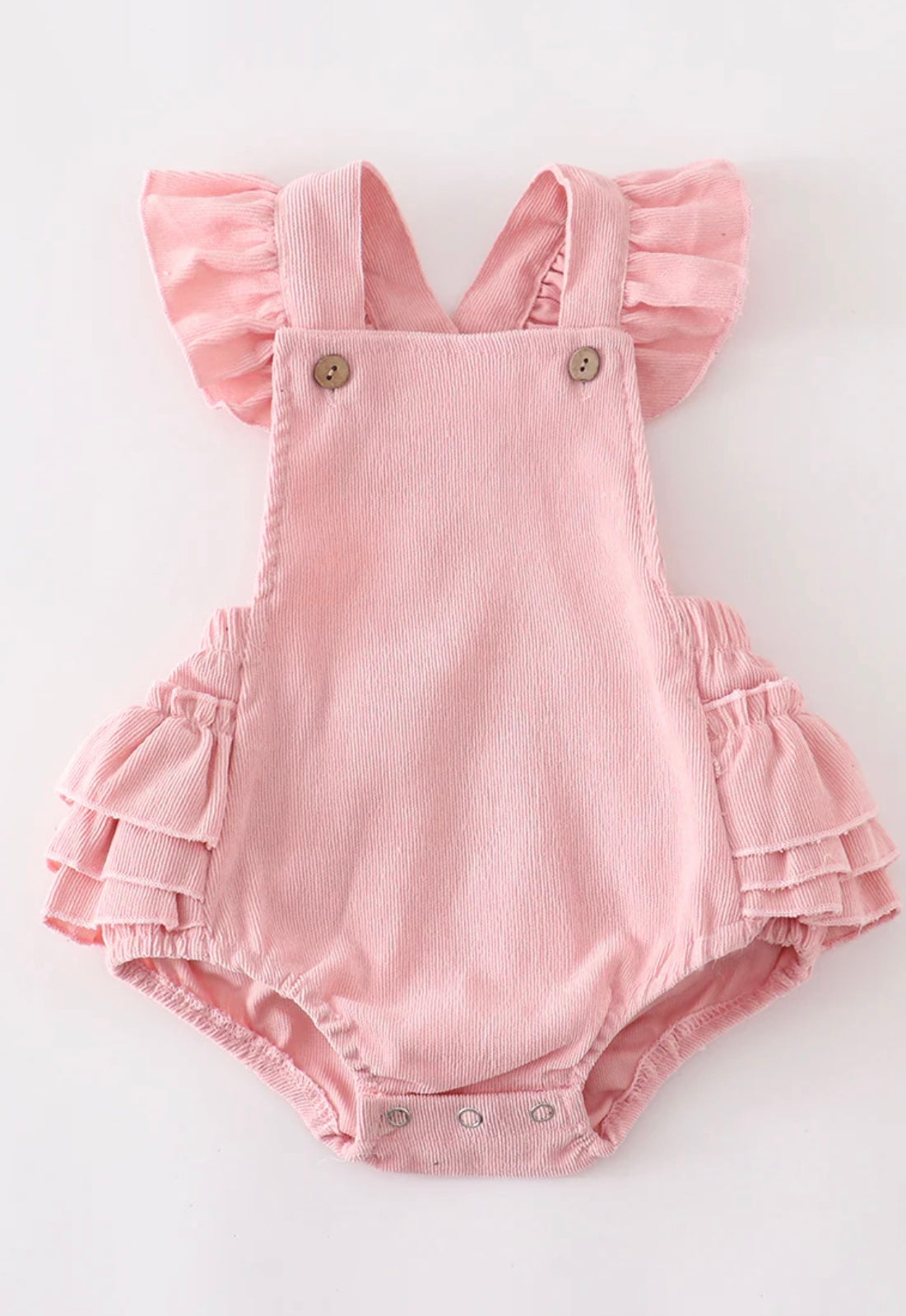 Velvet Ruffle Baby Bubble