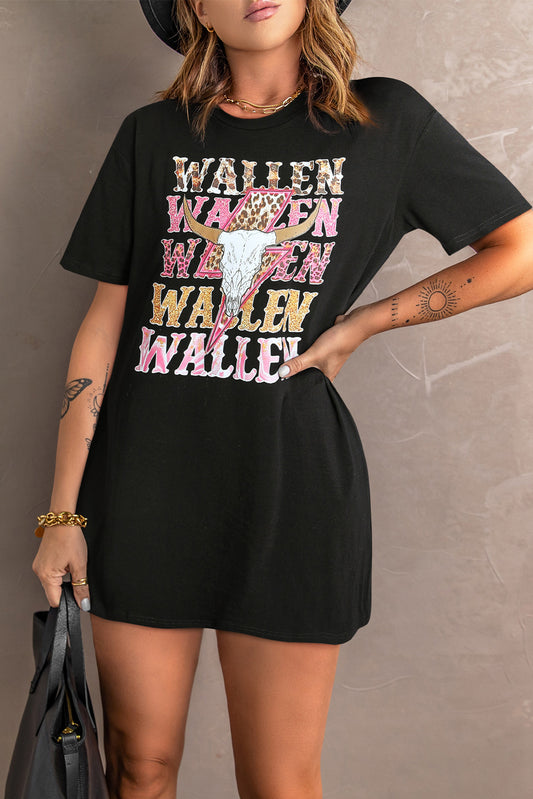 WALLEN Graphic Oversized Tee