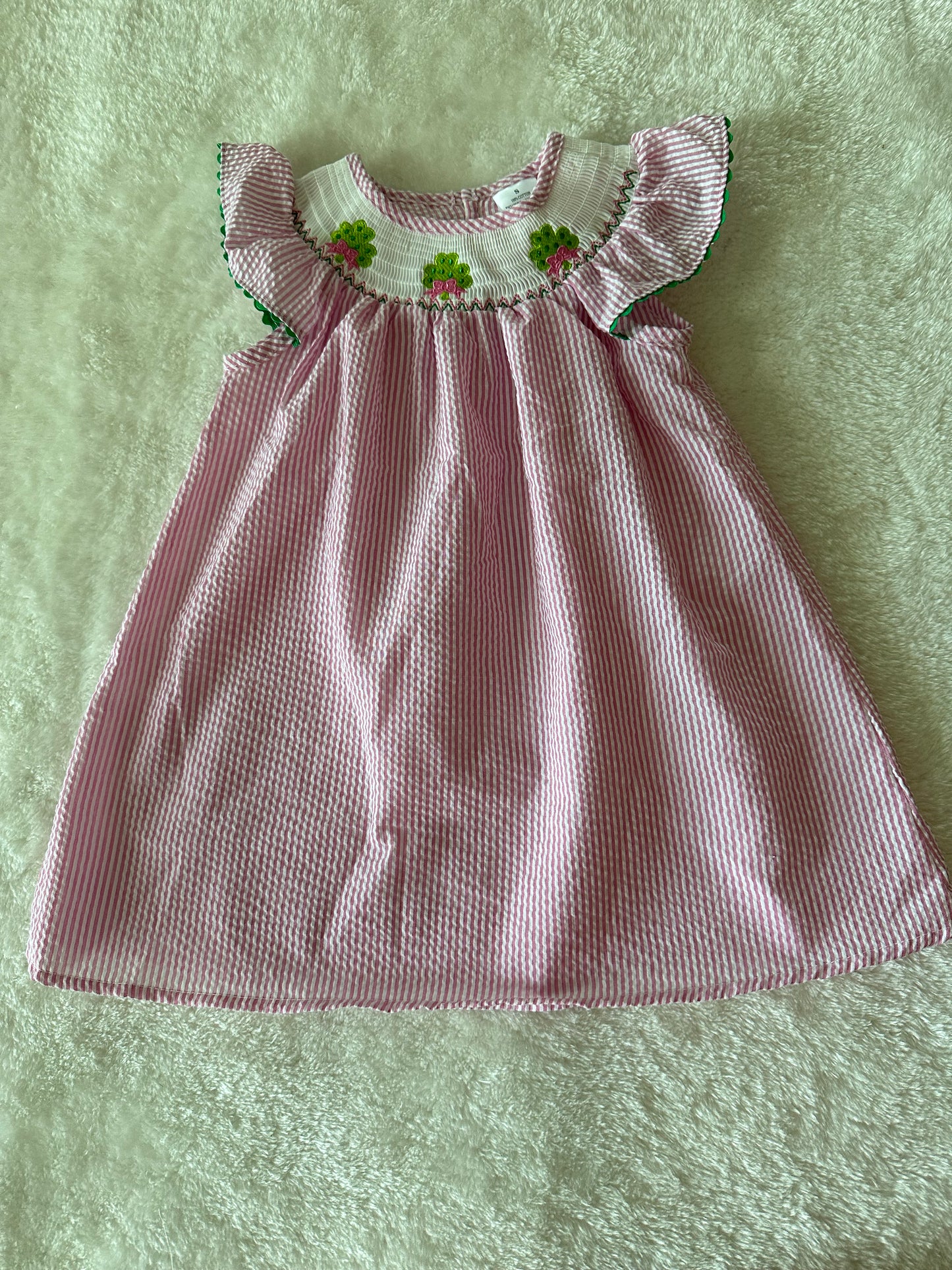 St Patty Day Babygirl Smocked