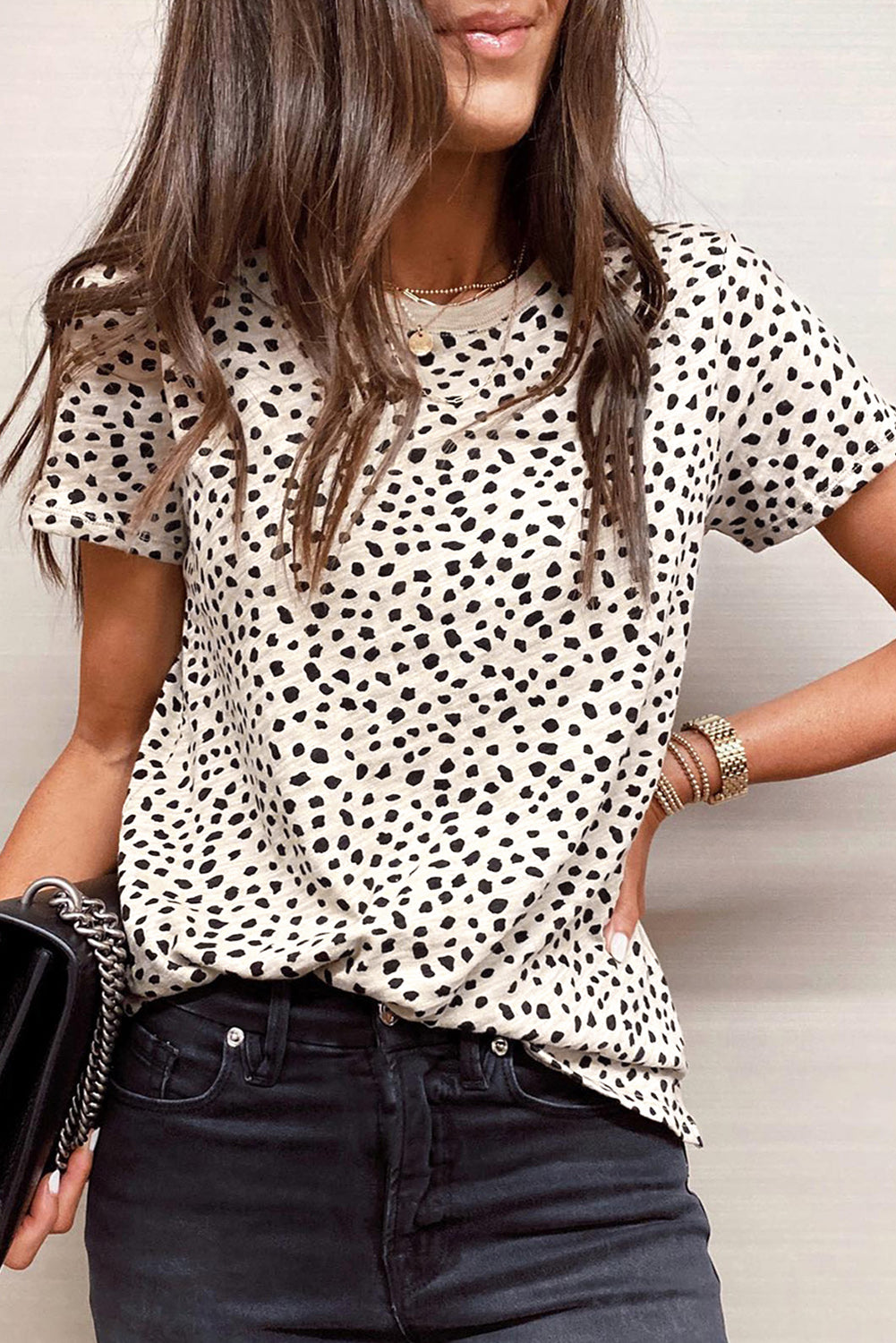 Cheetah Short Sleeve T Shirt