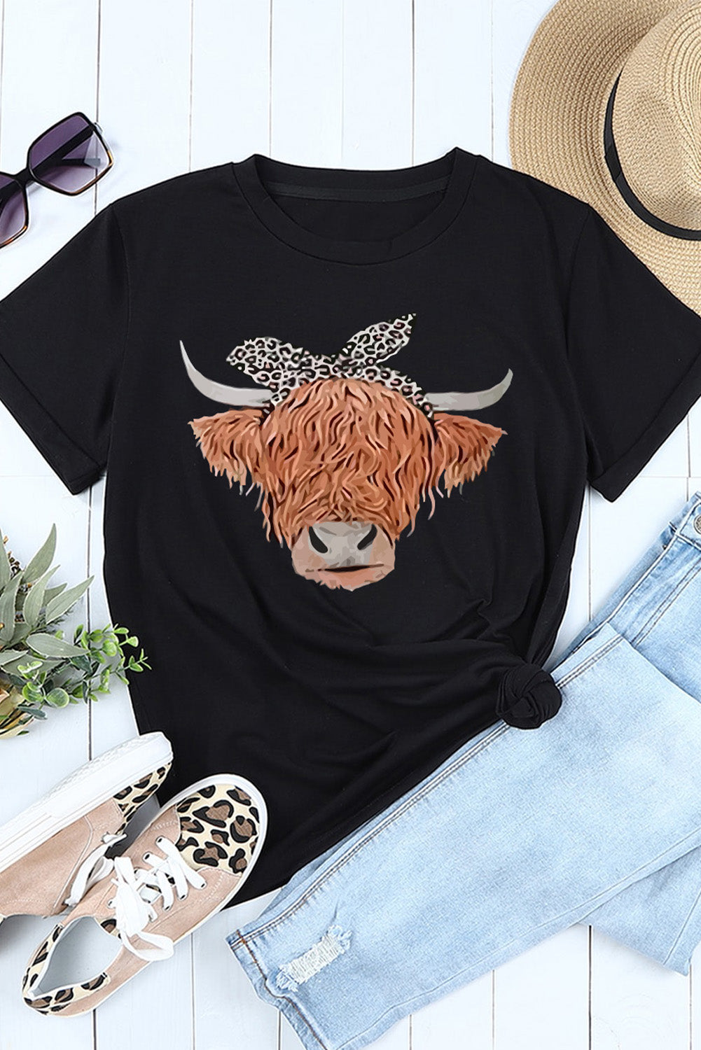 Casual Short Sleeve Crew Neck T Shirt for Women