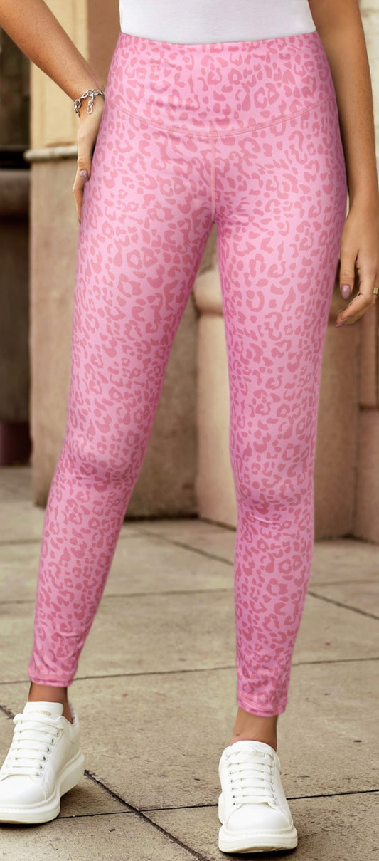 Pink Cheetah Leggings