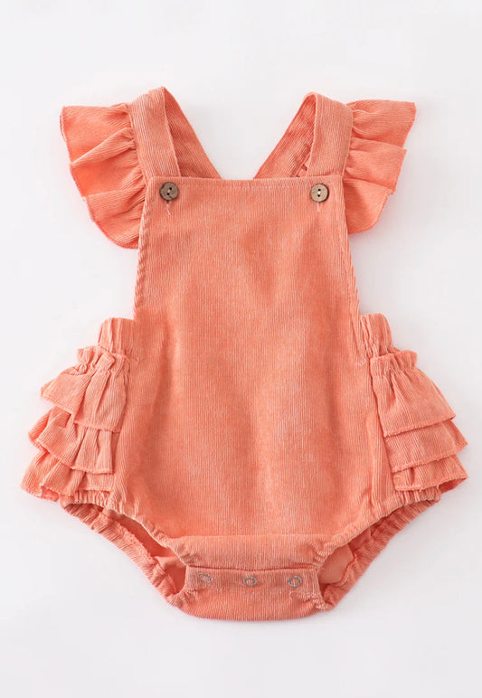 Velvet Ruffle Baby Bubble