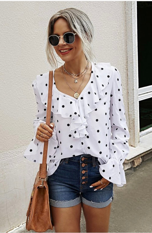 Polka Dot Blouse